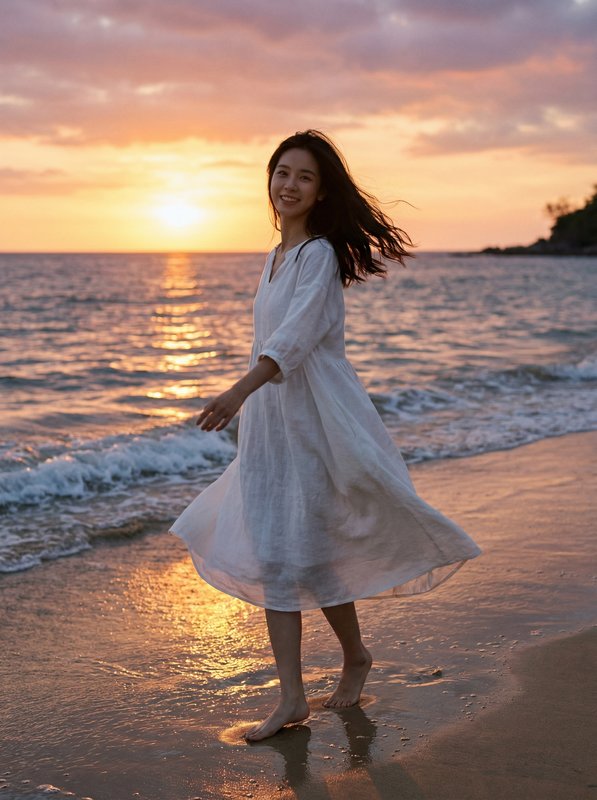 四虎海边日落视频